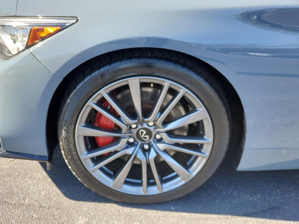 Used 2022 INFINITI Q50 Red Sport 400 w/ Carbon Fiber Package image 8
