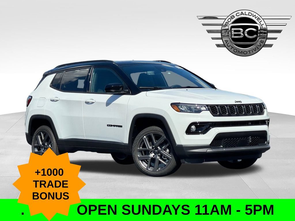 New 2026 Jeep Compass Limited w/ Sun, Sound & Navigation Group AWD/4WD 360° Tour