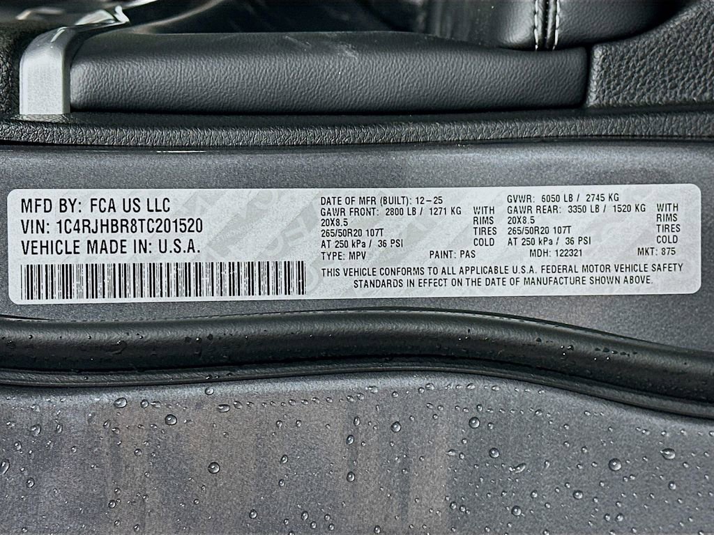 New 2026 Jeep Grand Cherokee Limited w/ Luxury Tech Group II AWD/4WD image 19