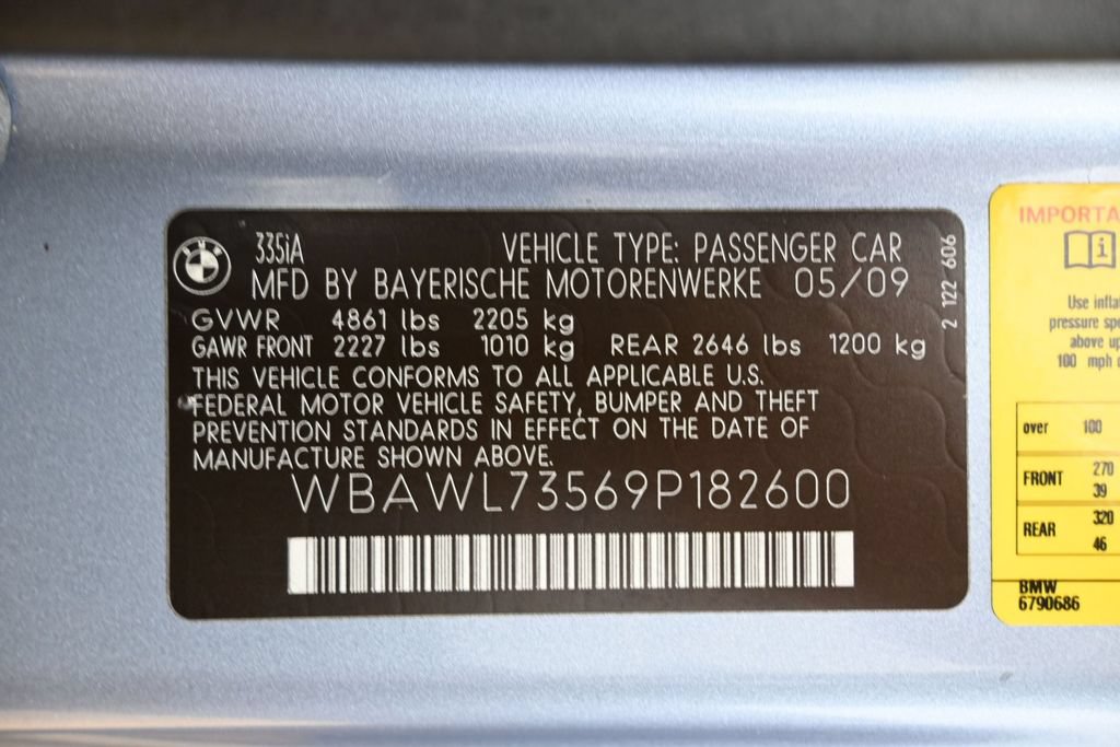 Used 2009 BMW 335i Convertible RWD image 3
