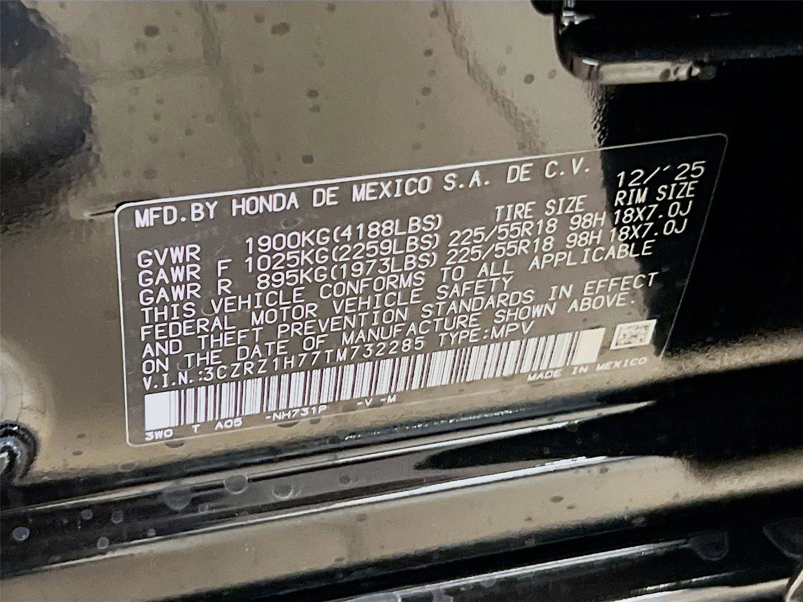 New 2026 Honda HR-V EX-L image 34