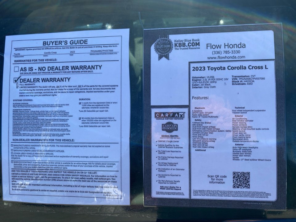 Used 2023 Toyota Corolla Cross L image 36