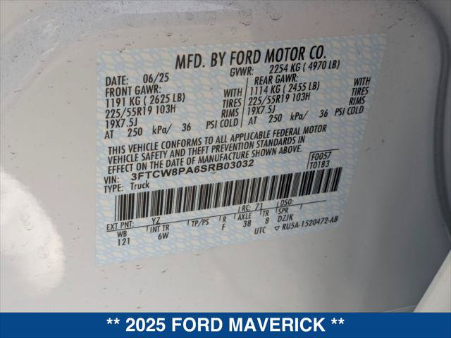 New 2025 Ford Maverick Lobo AWD/4WD image 20