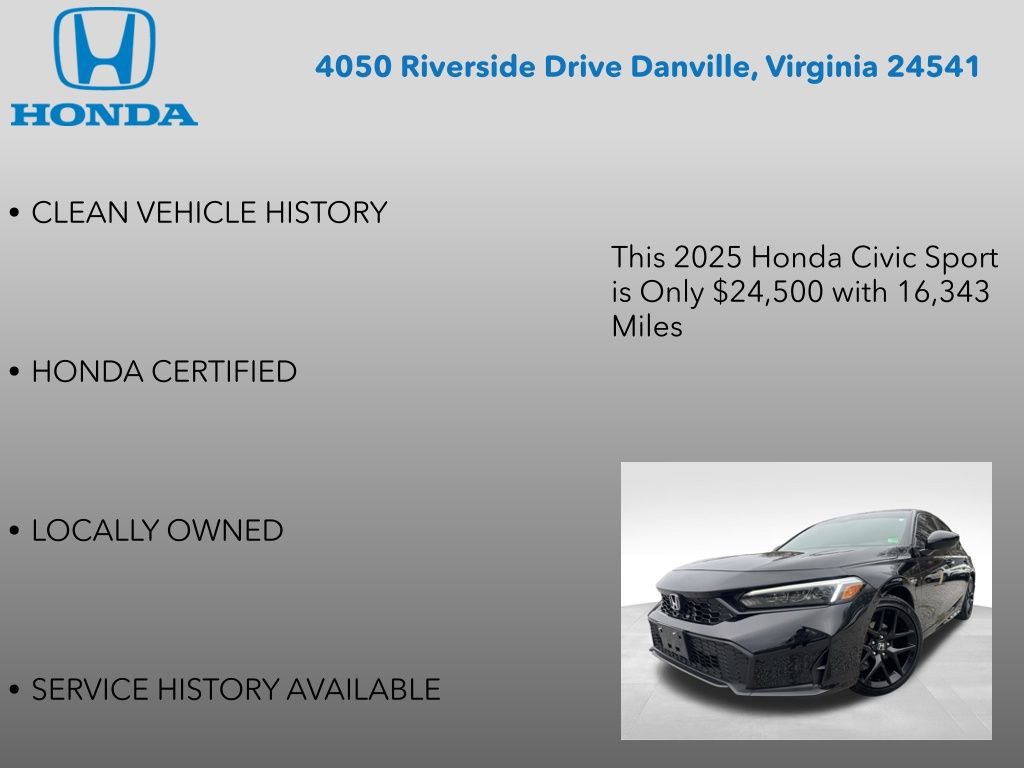 Used 2025 Honda Civic Sport image 7