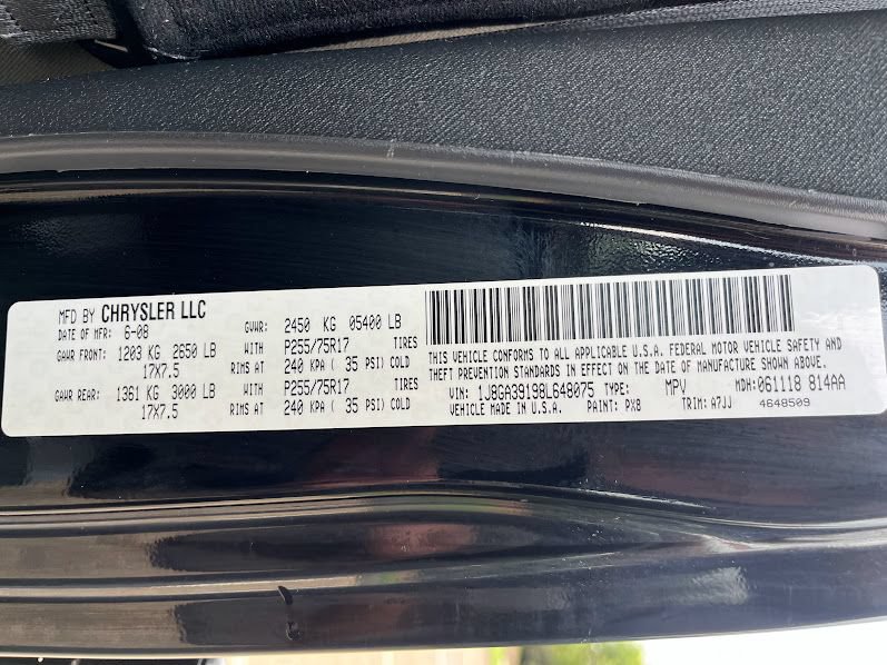 Used 2008 Jeep Wrangler Unlimited X AWD/4WD image 7