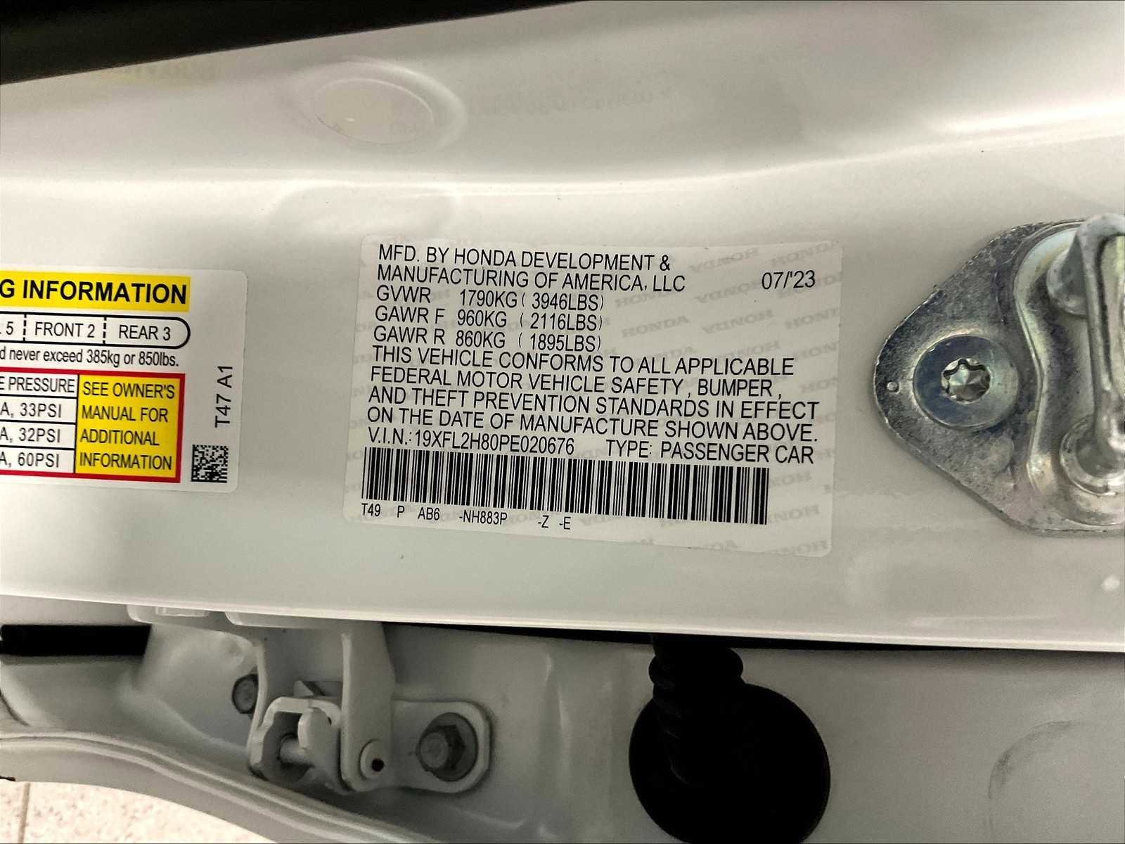 Used 2023 Honda Civic Sport image 35