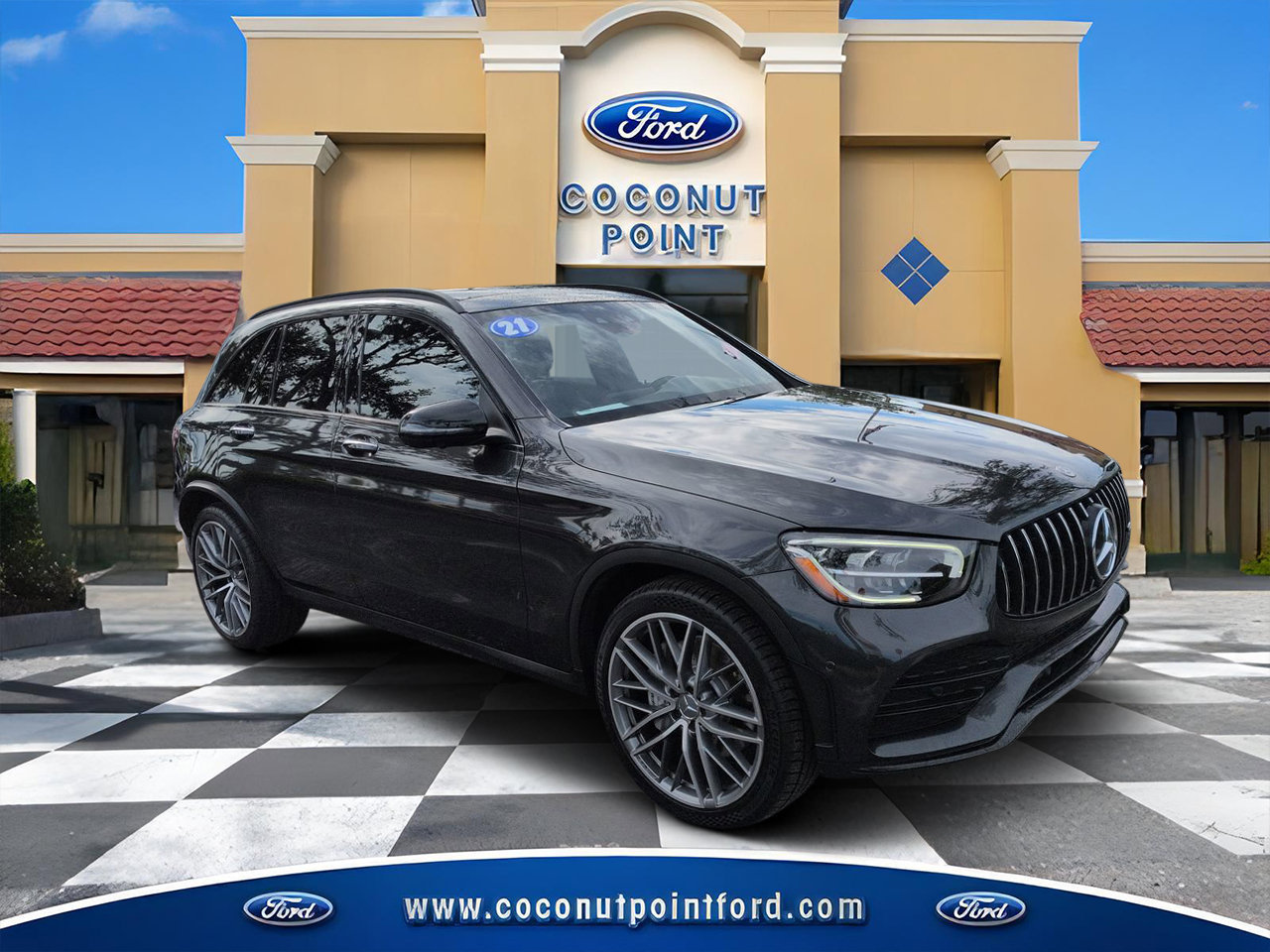 Used 2021 Mercedes-Benz GLC 43 AMG 4MATIC w/ Multimedia Package image 1