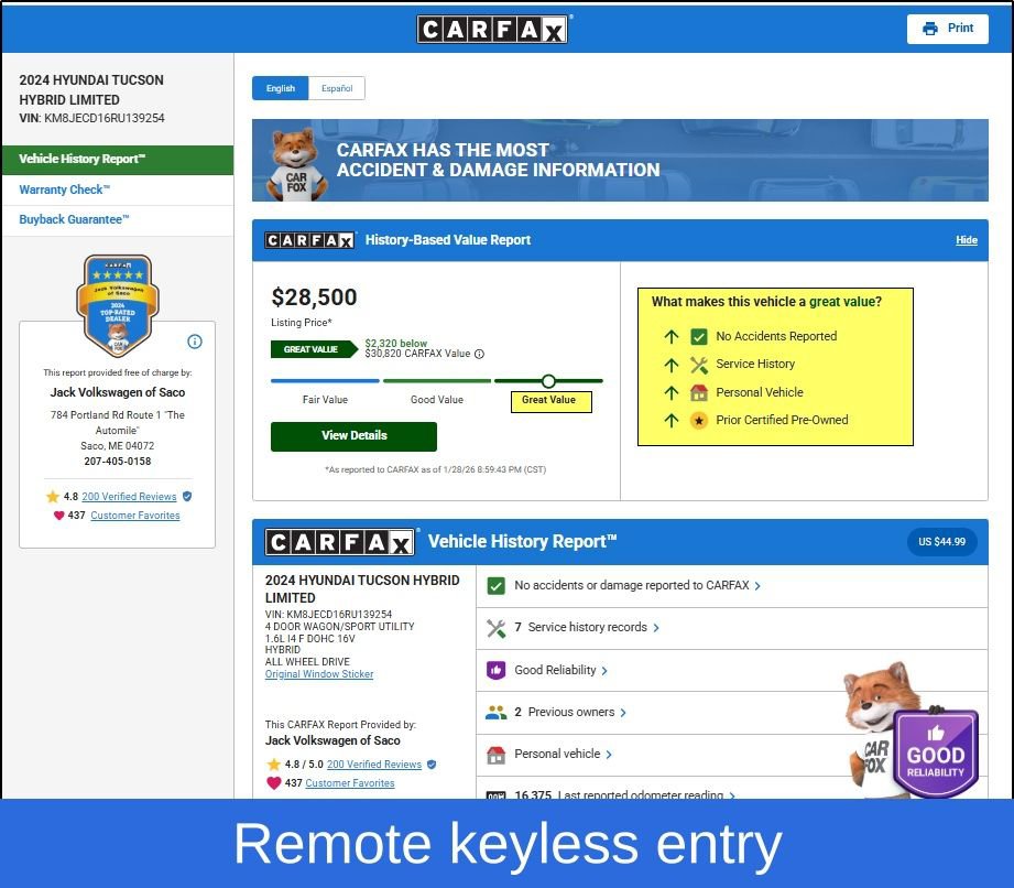 Used 2024 Hyundai Tucson Limited image 11