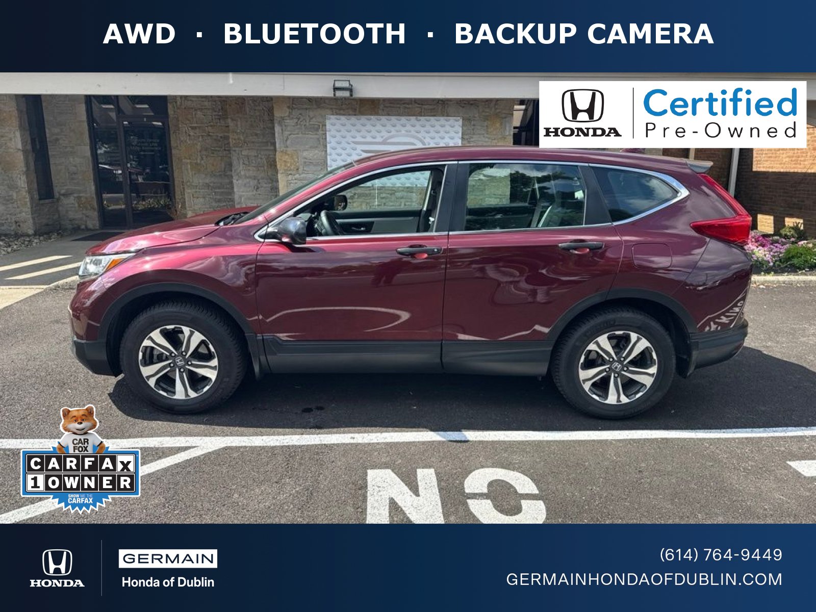 Certified 2019 Honda CR-V LX