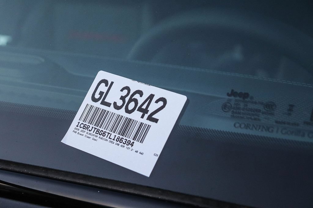New 2026 Jeep Gladiator Rubicon AWD/4WD image 32