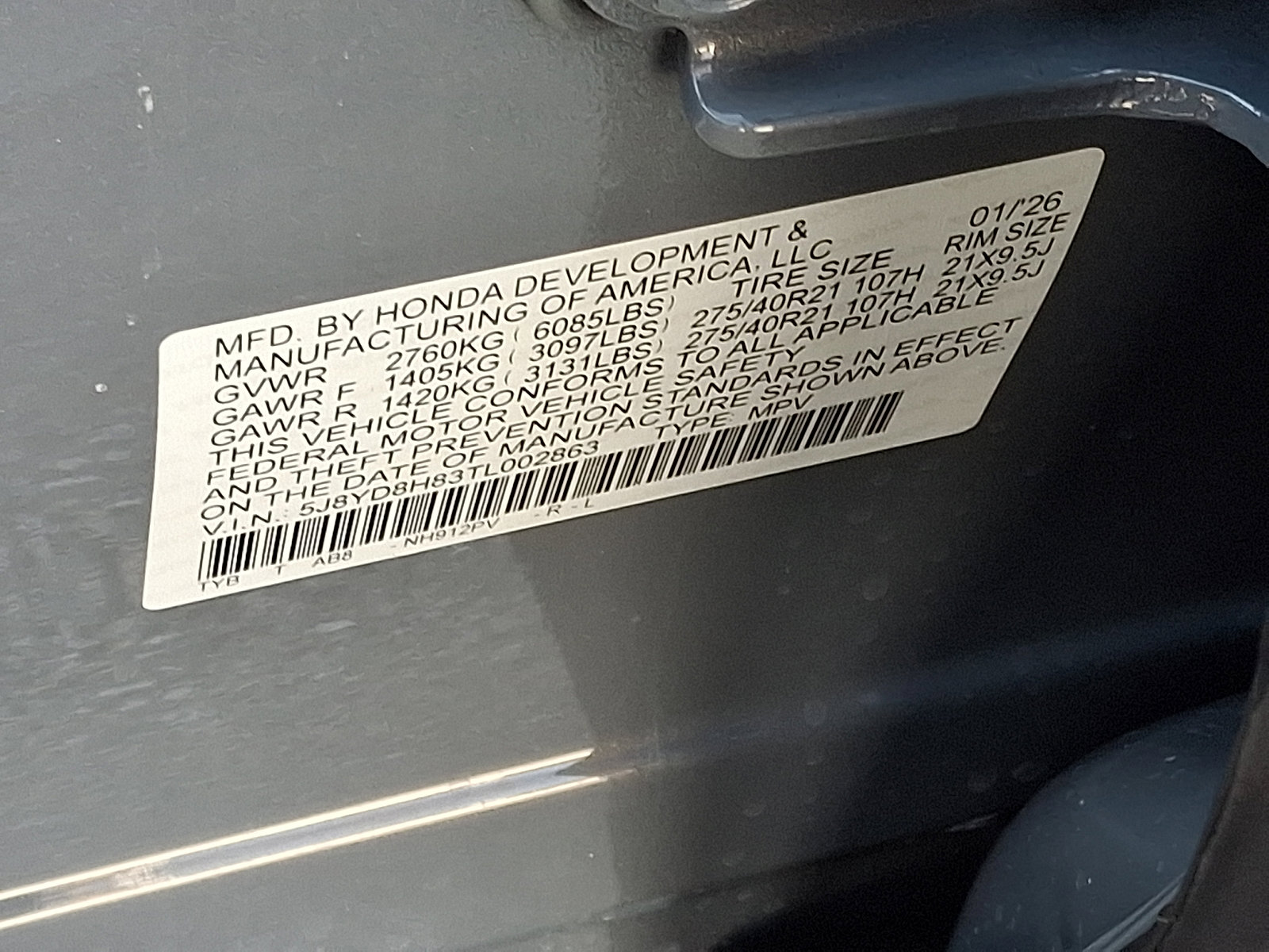 New 2026 Acura MDX Type S image 21