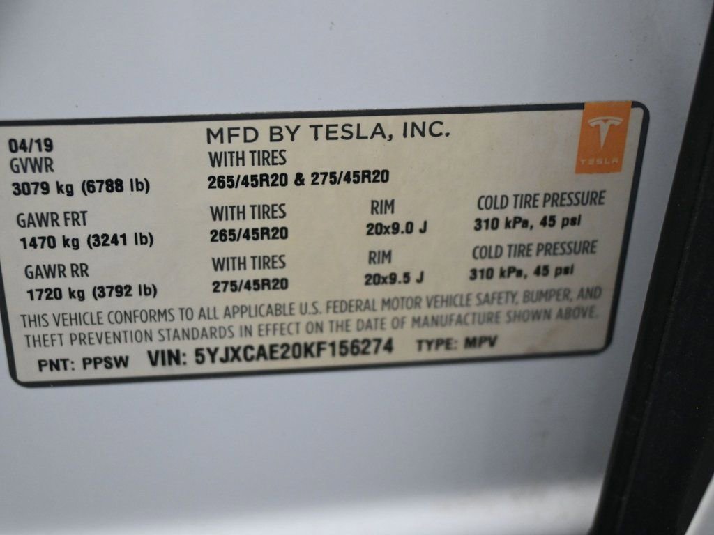 Used 2019 Tesla Model X 100D image 8