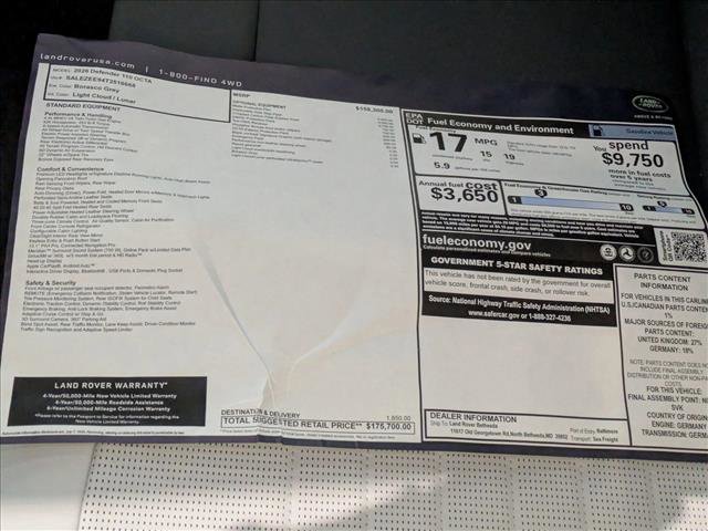 New 2026 Land Rover Defender 110 OCTA image 20