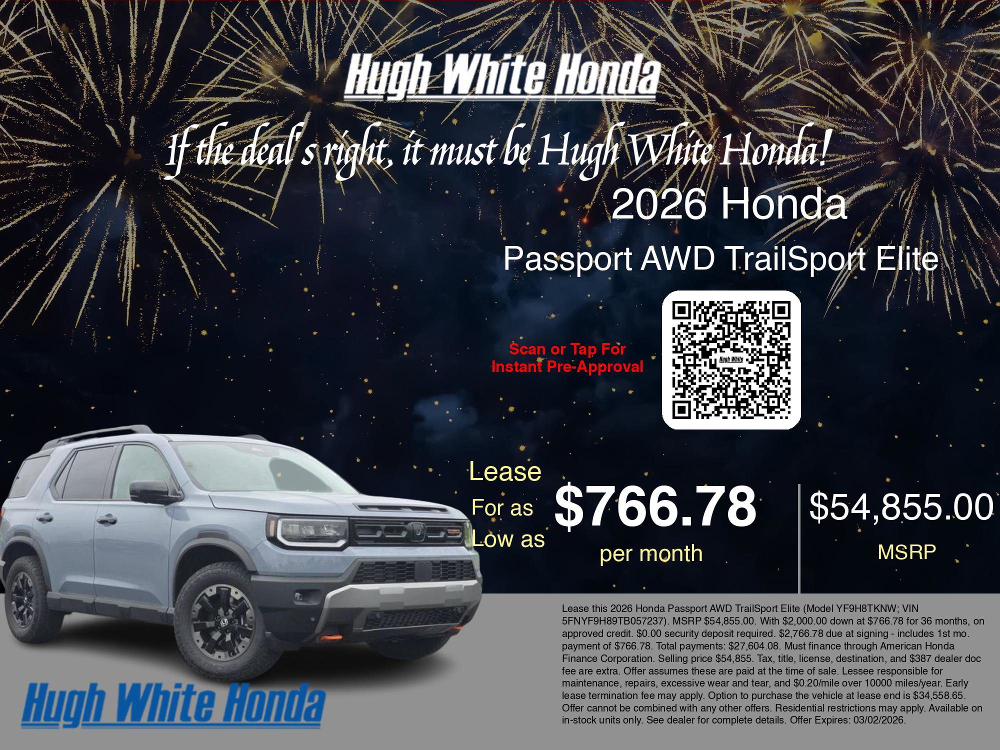 New 2026 Honda Passport TrailSport Elite image 3