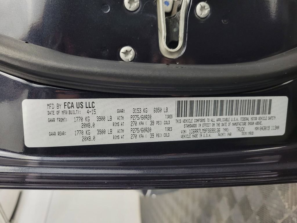 Used 2015 RAM 1500 Big Horn image 16