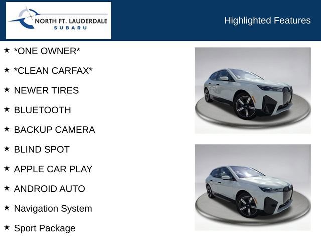 Used 2025 BMW iX xDrive50 w/ Sport Package image 7