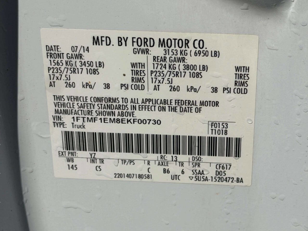 Used 2014 Ford F150 XL w/ Equipment Group 101A Mid AWD/4WD image 16