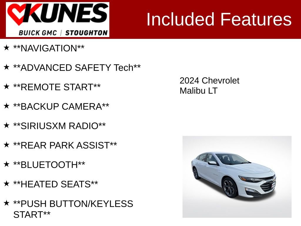 Used 2024 Chevrolet Malibu LT image 2