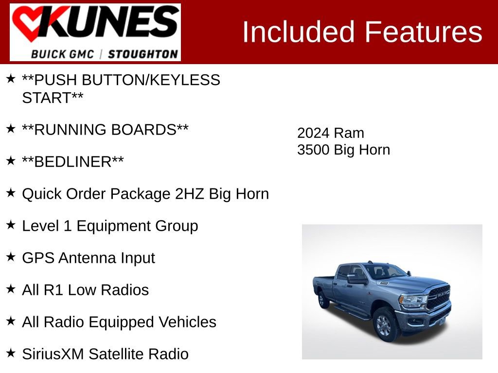 Used 2024 RAM 3500 Big Horn AWD/4WD image 3
