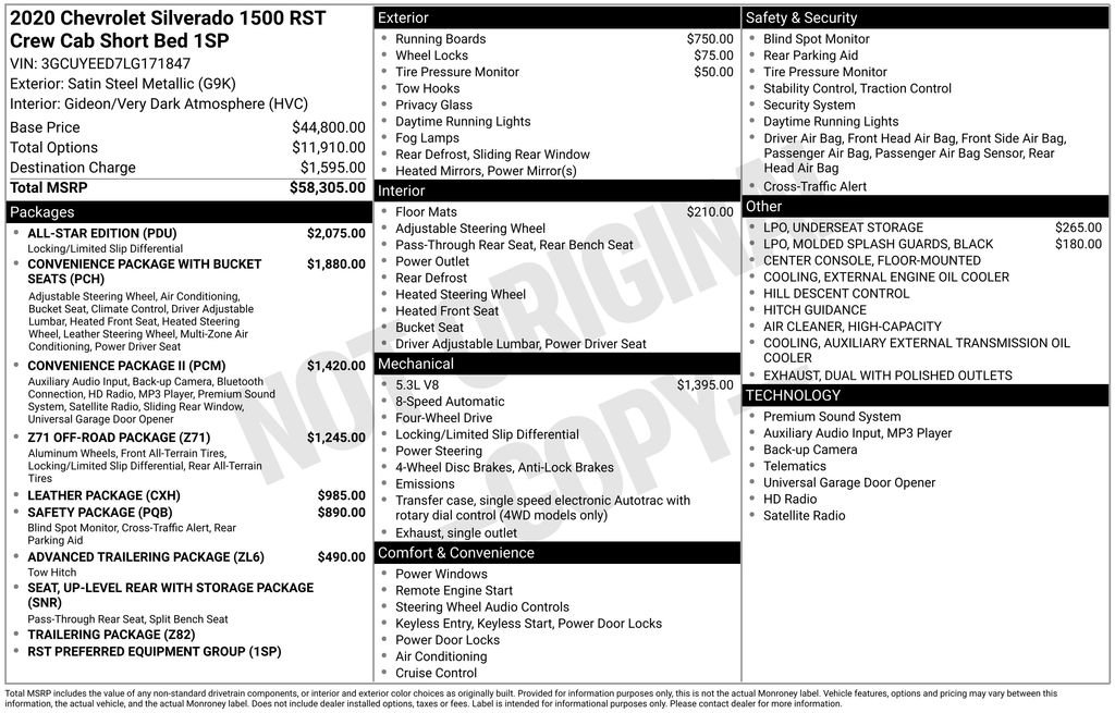 Used 2020 Chevrolet Silverado 1500 RST w/ All-Star Edition image 39