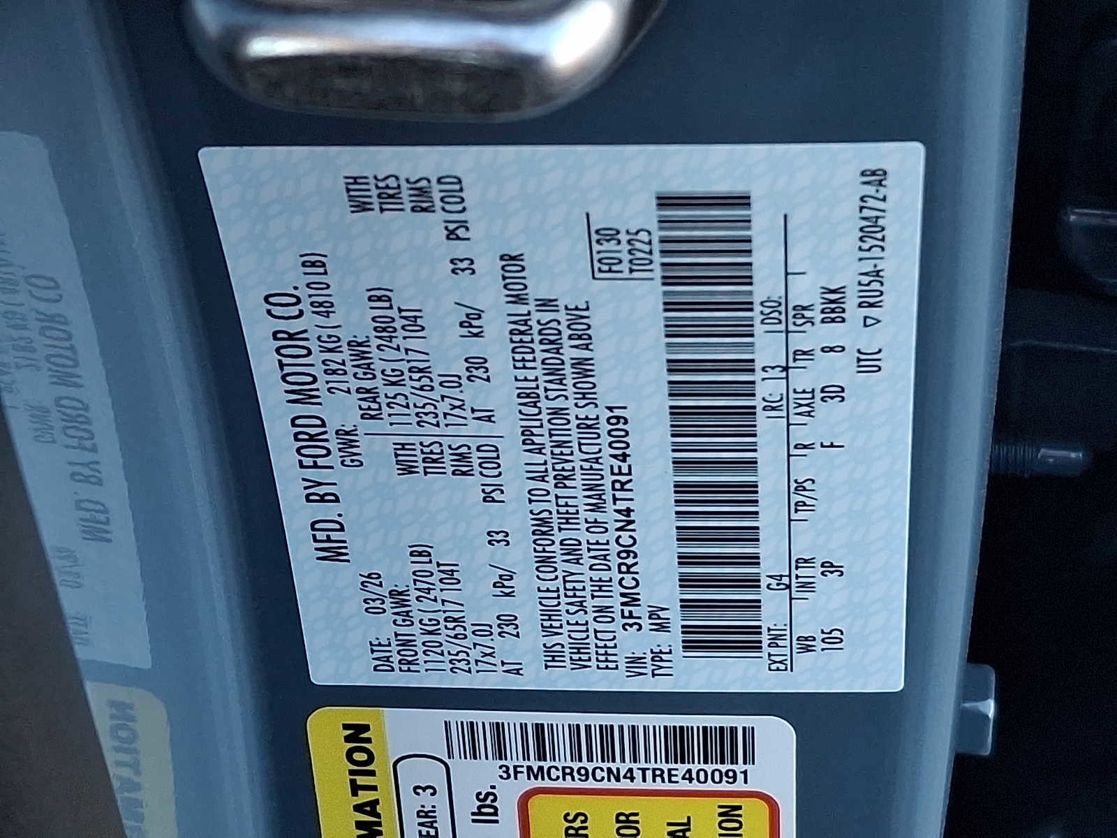 New 2026 Ford Bronco Sport Outer Banks AWD/4WD image 21