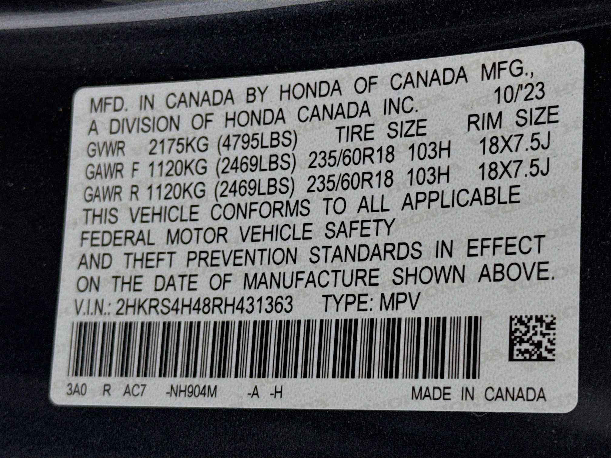 Certified 2024 Honda CR-V EX image 31