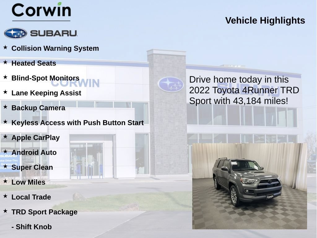 Used 2022 Toyota 4Runner TRD Sport AWD/4WD image 6