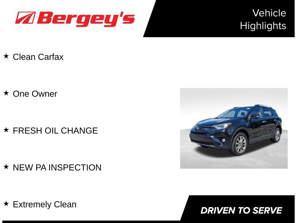 Used 2017 Toyota RAV4 Limited w/ All Weather Liner Package AWD/4WD image 4