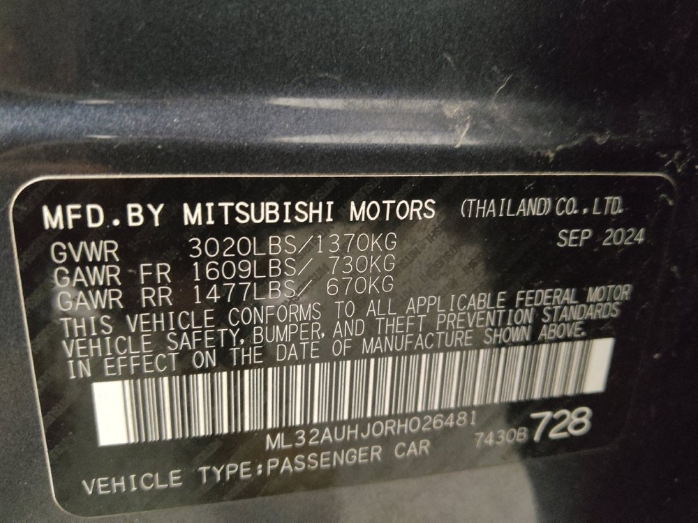 Used 2024 Mitsubishi Mirage ES image 33