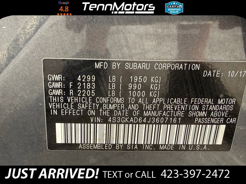 Used 2018 Subaru Impreza 2.0i Premium w/ Eyesight & BSD & Rcta AWD/4WD image 20