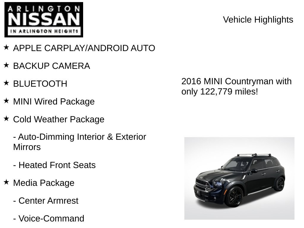 Used 2016 MINI Cooper Countryman S AWD/4WD image 8