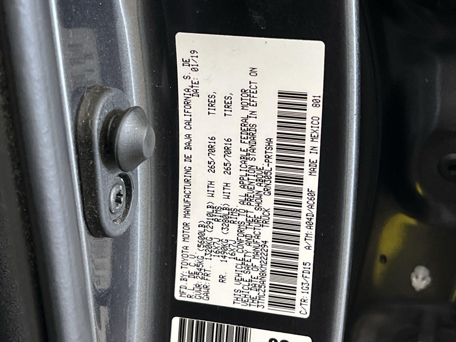 Used 2019 Toyota Tacoma TRD Off-Road AWD/4WD image 39