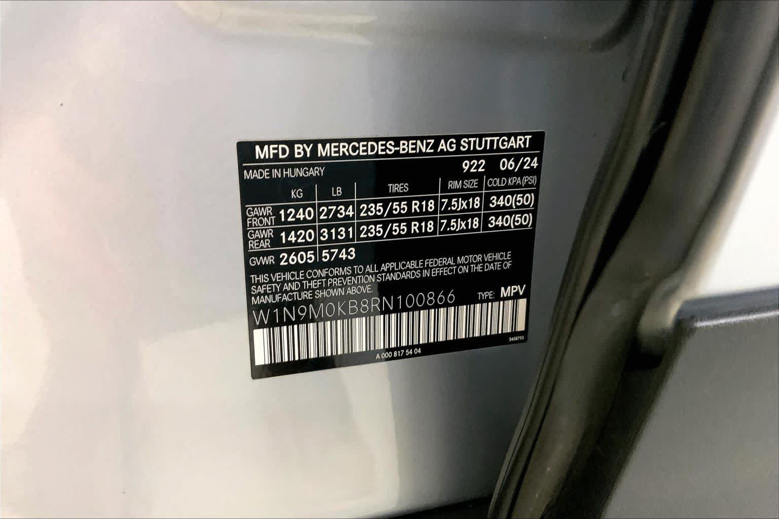 Used 2024 Mercedes-Benz EQB 300 4MATIC w/ Winter Package image 36