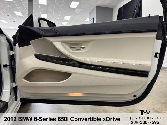 Used 2012 BMW 650i xDrive Convertible AWD/4WD image 32