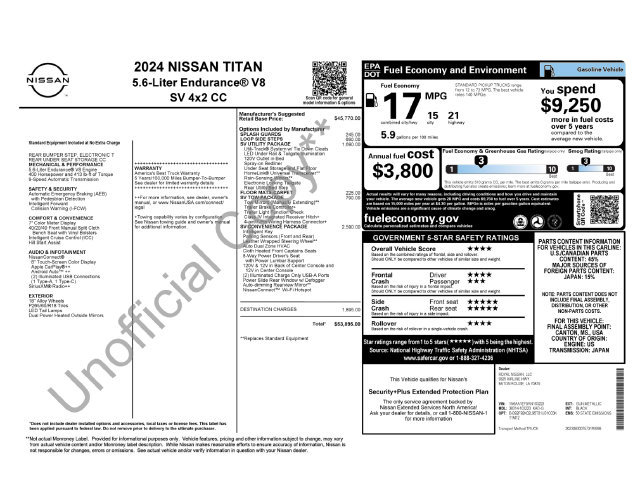 Used 2024 Nissan Titan SV w/ SV Convenience Package RWD image 5