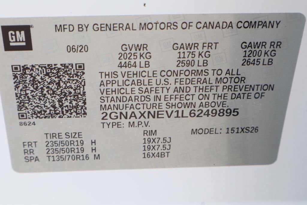 Used 2020 Chevrolet Equinox Premier w/ Premier Redline Edition image 33