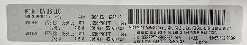 Used 2017 RAM 1500 Rebel w/ Luxury Group AWD/4WD image 62