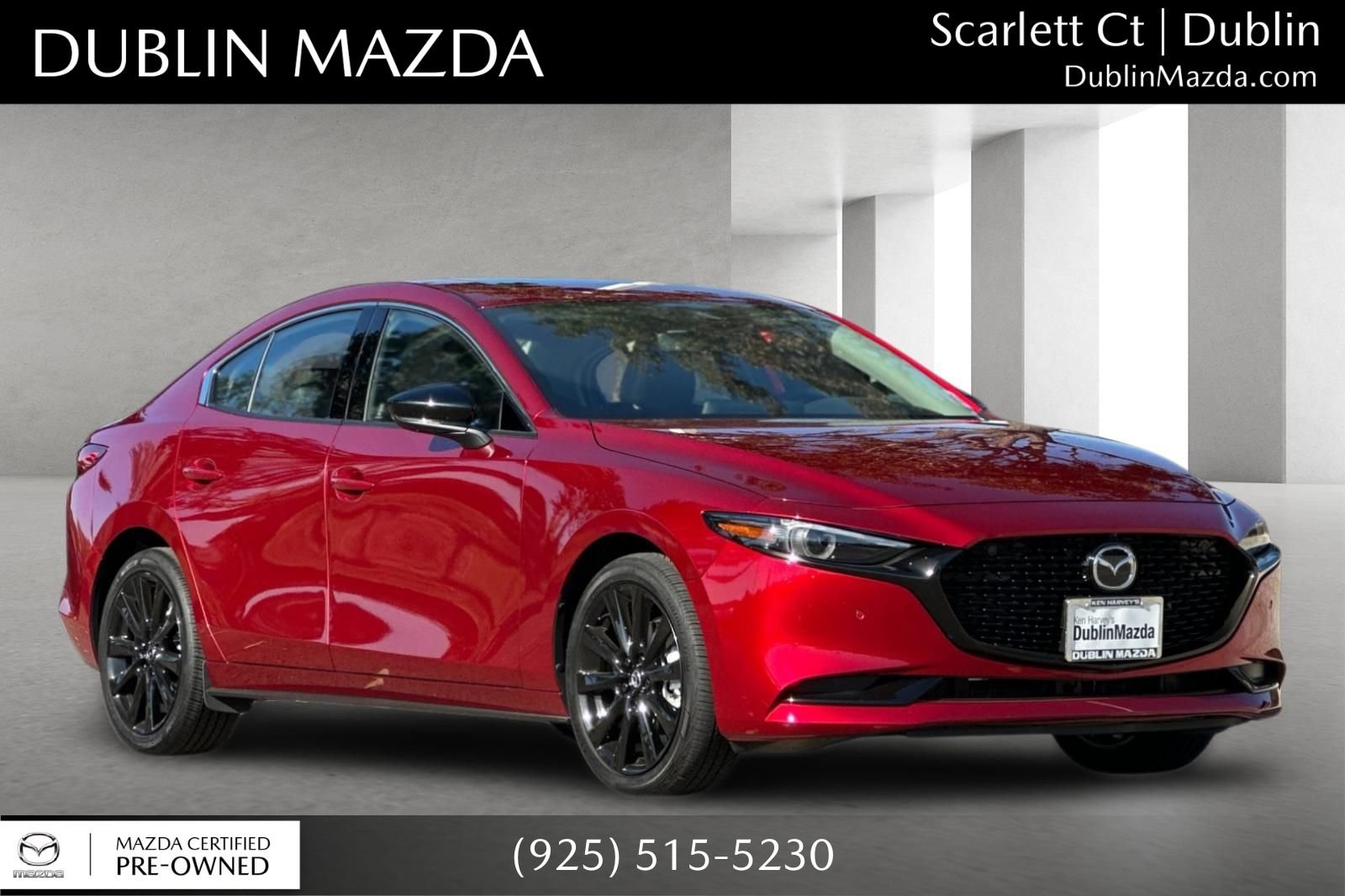 Certified 2025 MAZDA MAZDA3 2.5 Turbo Sedan w/Premium Plus
