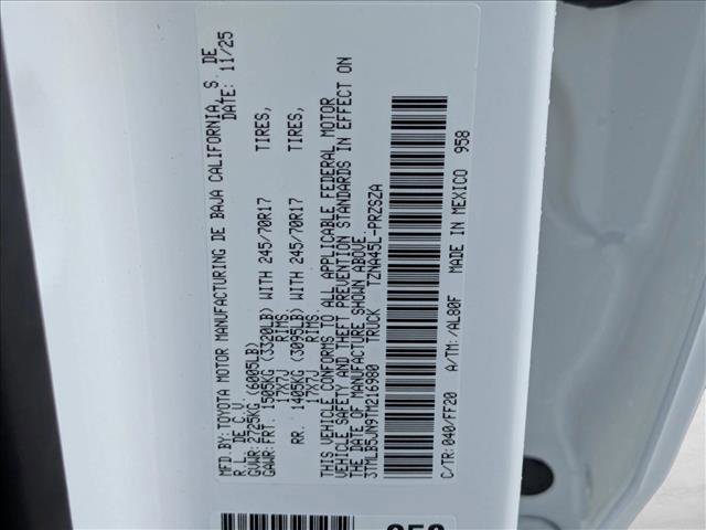 New 2026 Toyota Tacoma SR5 image 18