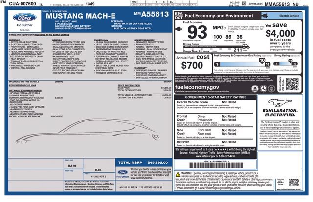 Used 2021 Ford Mustang Mach-E Select w/ Comfort/Technology Package AWD/4WD image 15