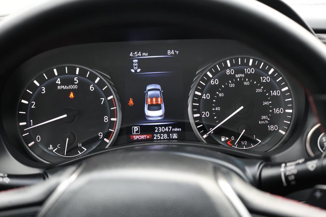 Used 2023 INFINITI Q50 Red Sport 400 w/ Black Opal Edition image 19