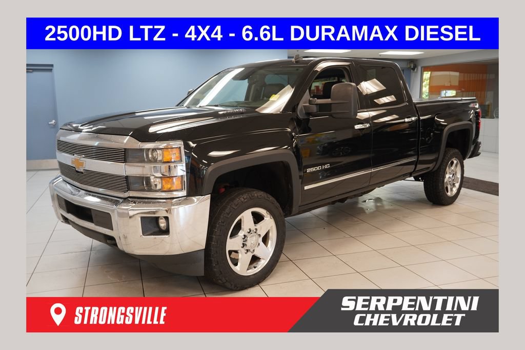 Used 2015 Chevrolet Silverado 2500 LTZ w/ Duramax Plus Package AWD/4WD image 1