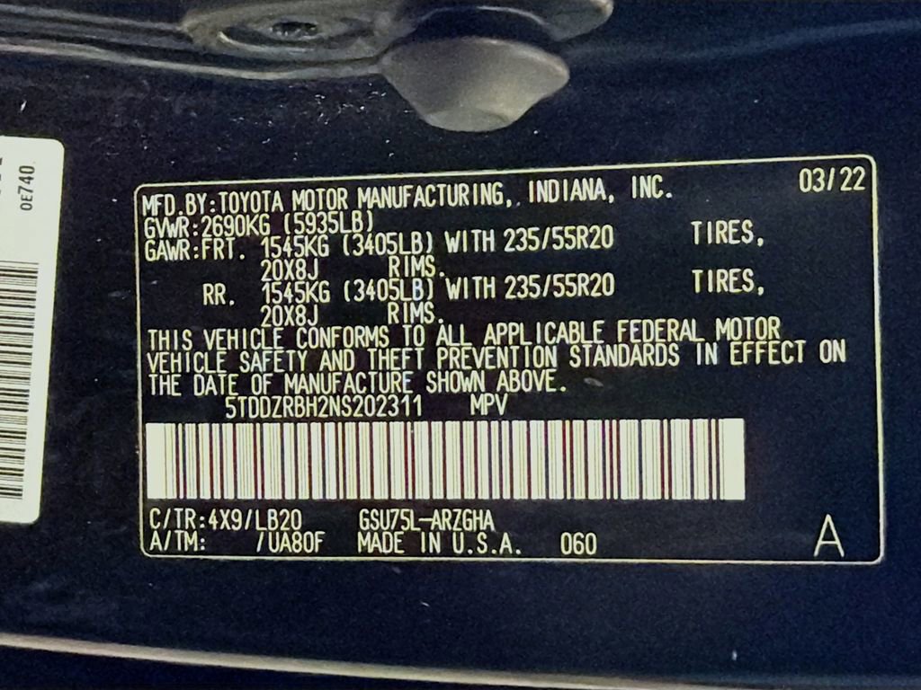 Used 2022 Toyota Highlander Limited image 36