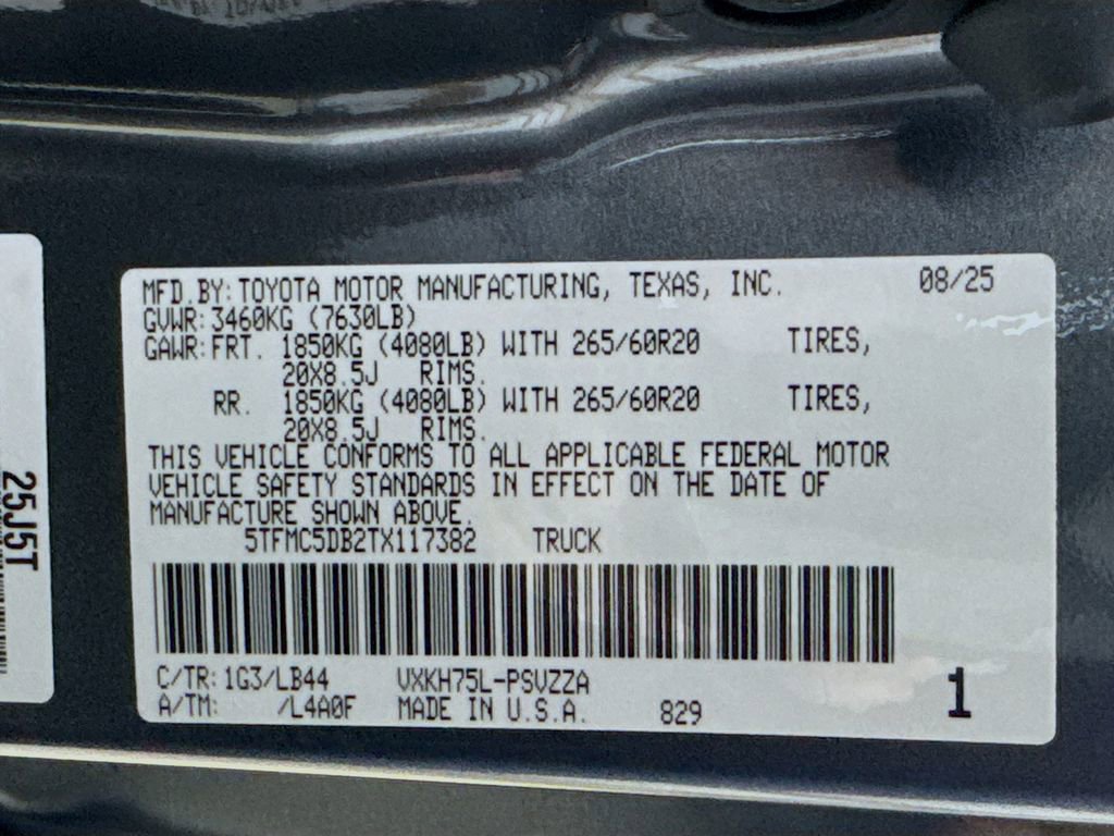 New 2026 Toyota Tundra 1794 Edition w/ TRD Off-Road Package image 24