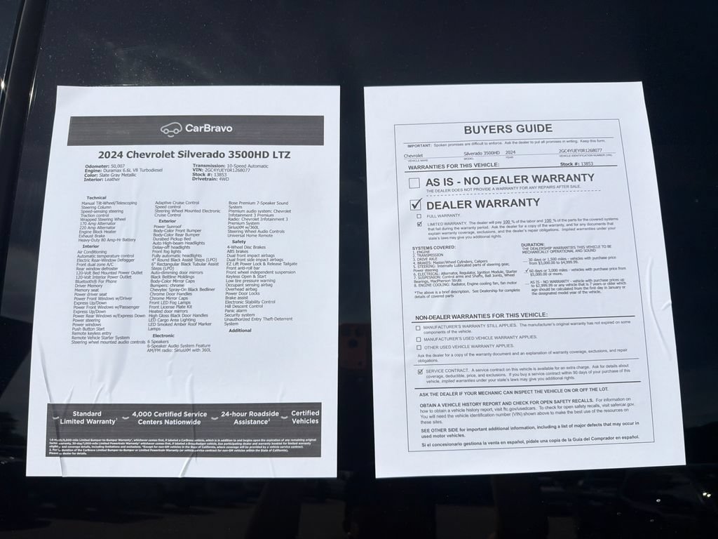 Certified 2024 Chevrolet Silverado 3500 LTZ w/ LTZ Plus Package AWD/4WD image 30