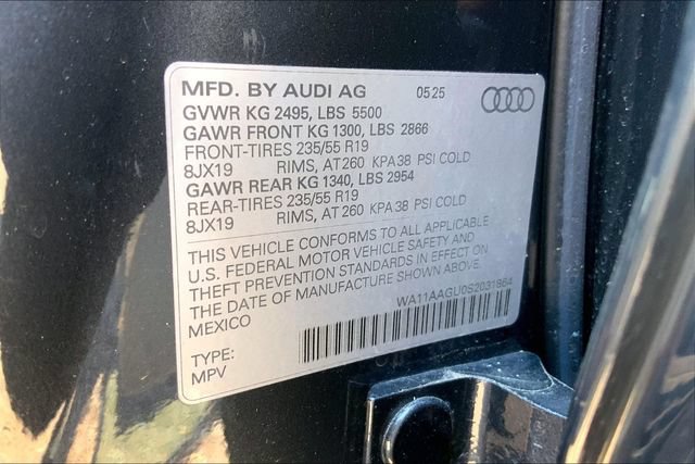 Used 2025 Audi Q5 Premium w/ Convenience Package AWD/4WD image 34
