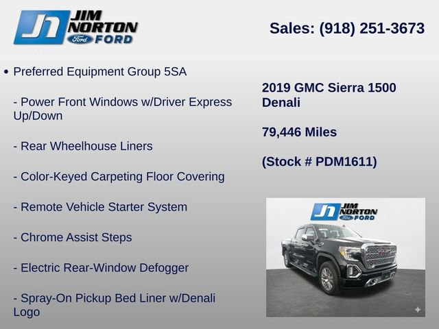 Used 2019 GMC Sierra 1500 Denali AWD/4WD image 14
