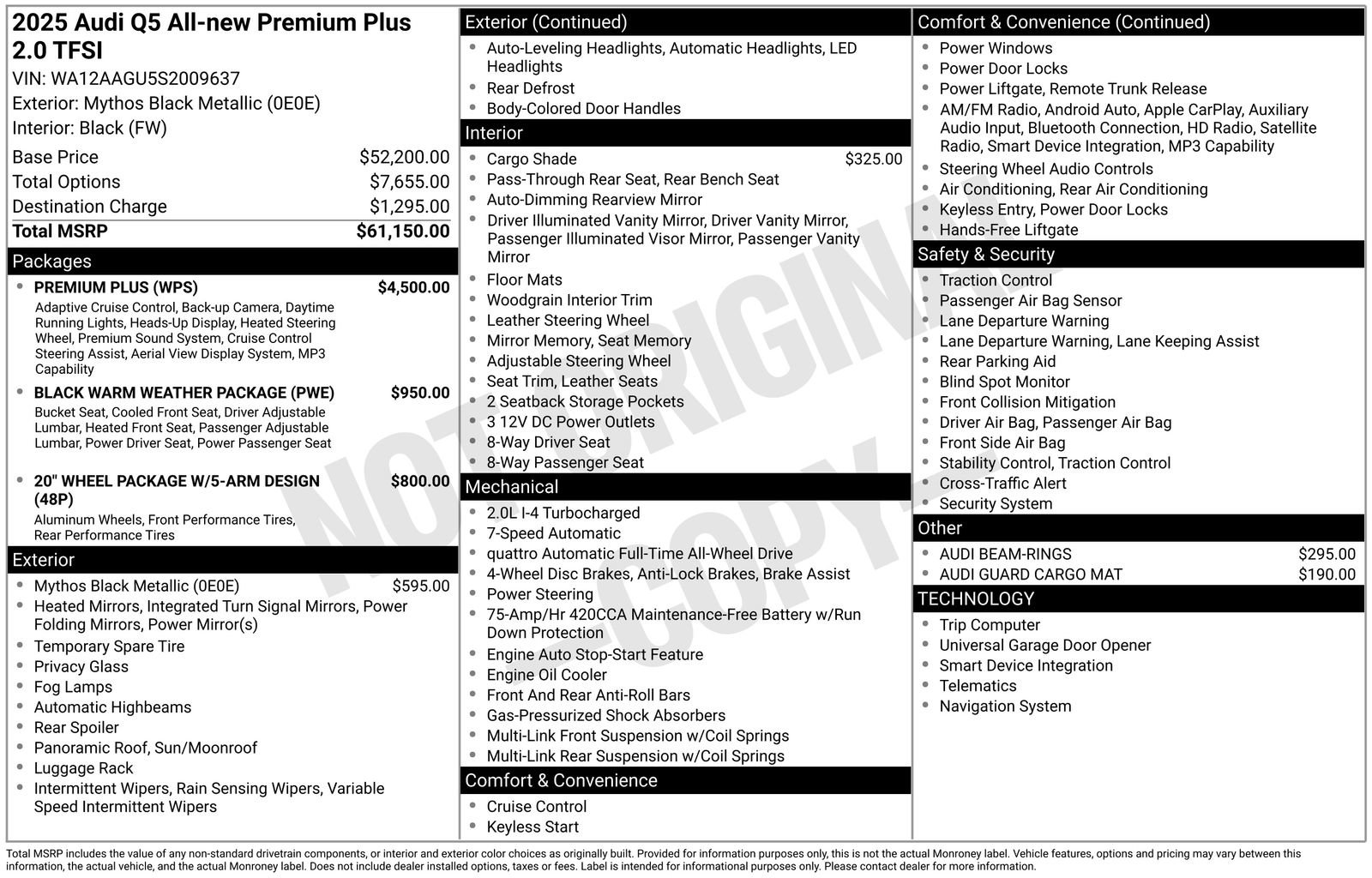 Certified 2025 Audi Q5 Premium Plus w/ Premium Plus AWD/4WD image 33