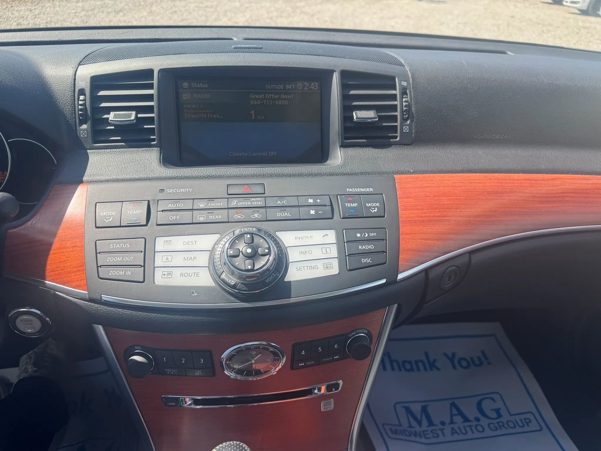 Used 2007 INFINITI M35 x w/ Technology Pkg image 21