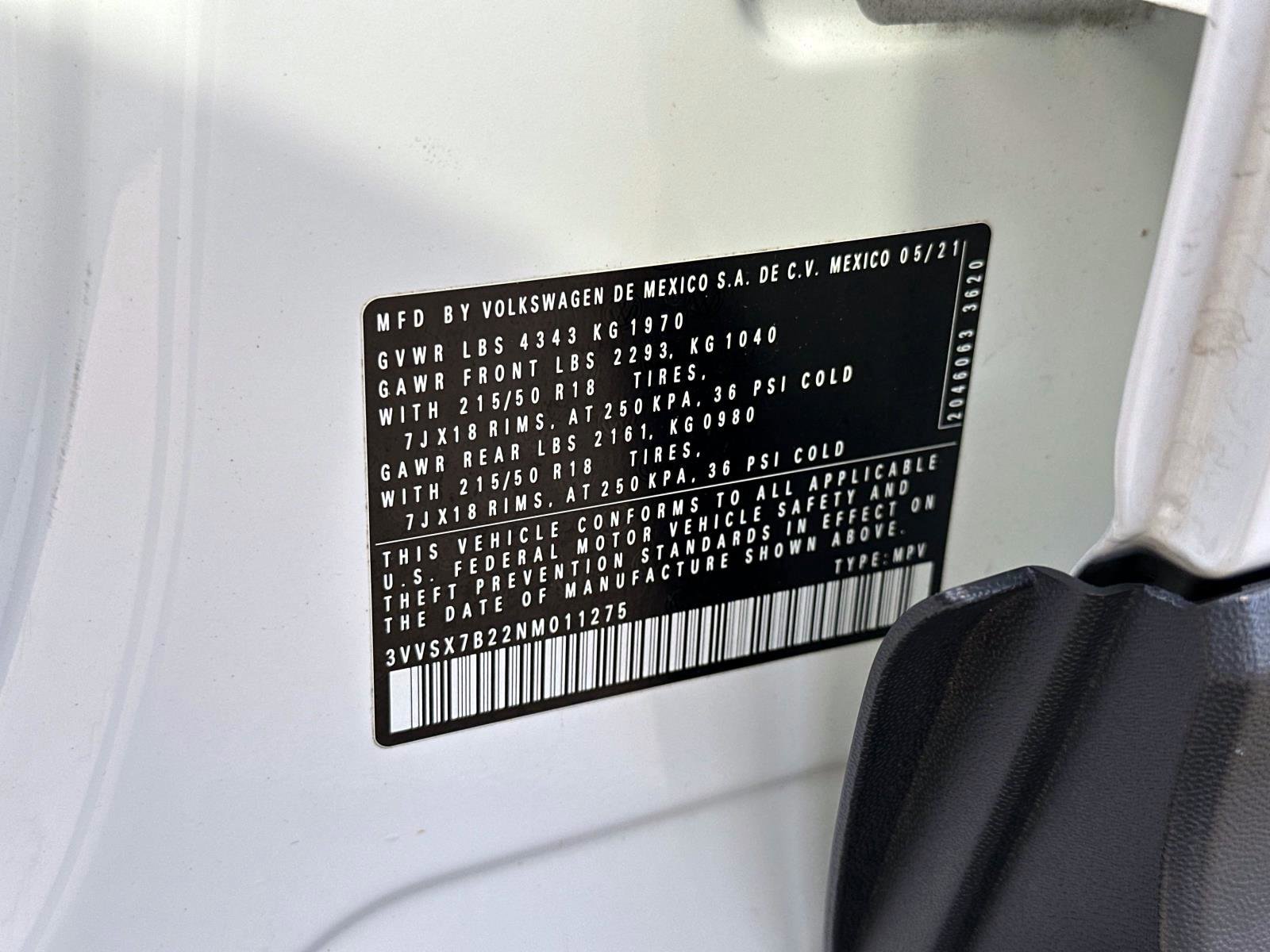 Certified 2022 Volkswagen Taos SE image 30